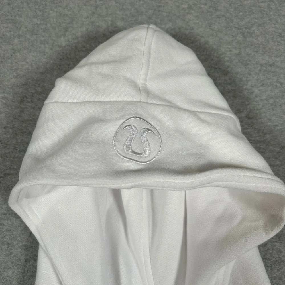 Lululemon Boston Bruins Scuba Hoodie Womens M/L White Oversized Half Zip NEW NET